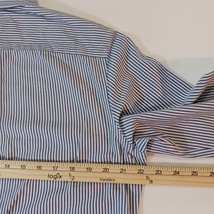 American Eagle Outfitters Classic Fit Men's Blue & White Stripes Shirt Sz Medium image 15