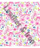 New Breast Cancer Awareness Ribbon Pattern Design Checkbook Cover - $13.51 CAD