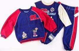 NWT Walt Disney Boy&#39;s 3 Pc. Mickey Mouse Fleece Jacket Outfit, 3T, $46 - £14.96 GBP