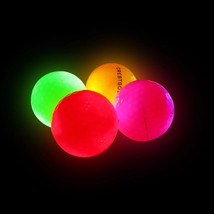 CRESTGOLF 4 Pcs/Pack Led Golf Balls with 4 Lights for Night Training High Hardne - £93.92 GBP