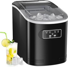 Ice Maker Machine Countertop, 26 Lbs In 24 Hours, 9 Cubes Ready In 6 Min... - £151.24 GBP