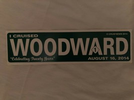 Cruisin News Cruise Placards - I Cruised Woodward 2014 - £11.72 GBP