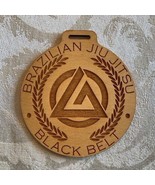 Brand New Personalized Wooden Medal Ornament Coaster - Brazilian Jiu Jitsu - $27.24 CAD