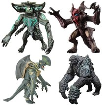 NECA Monster Scunner Leathback Kaiju Trespasser Knifehead Pacific Rim 2 Figures - £21.00 GBP+