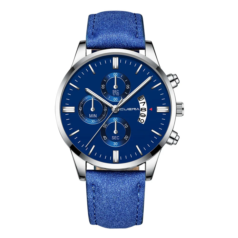 Watch brand luxury male quartz watches minimalist casual leather strap digital calendar thumb200