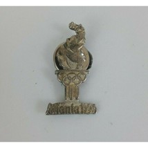 Vintage 1996 Atlanta 100 Special Olympics Torch Silver 1&quot; Lapel Hat Pin - £3.41 GBP