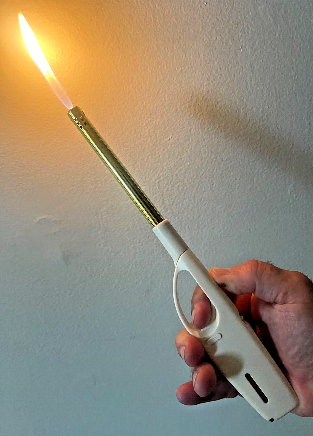 Gas BBQ Lighter Kitchen Gas Lighter Grill Stove Fireplace Candle gold Wand - $3.95