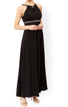 Monsoon Giselle Black Jersey Maxi Dress Bnwt - £109.18 GBP