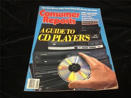 Consumer Reports Magazine May 1987 CD Players, Computer Printers, Cars - $12.00