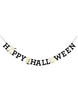 Happy Birthday Party Gold Decorations Pack with Banner, Flower Fans, (Ha... - £7.62 GBP