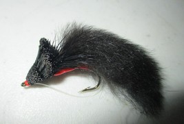 Vintage Fly-Fishing Lure Weedless Floating Frog 2.5&quot; Black Head to Tail - £3.92 GBP