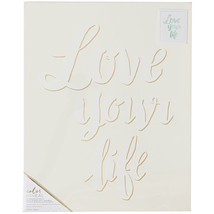 Color Reveal Collection Watercolor Panel 16 X 20 Love Your Life - $39.99
