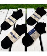 NEW 4 Pairs Size XL Black Socks Bombas Honeycomb Men&#39;s Performance Ankle... - €15,34 EUR