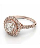 0.20 Carat Round Cut Diamond Wedding Engagement Ring 14k Rose Gold Finis... - £70.24 GBP