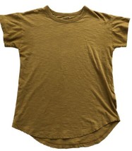 MADEWELL T Shirt Mustard HEATHER T SHIRT SZ S - $14.31