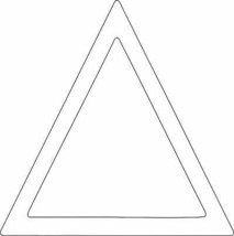 Triangle - Metal Wall Art - Copper 6&quot; - $9.48