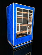 Elie Bleu Madrona Blue Cabinet Humidor NIB Made in France - $11,995.00
