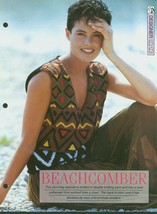 Knitting patterns for Ladies Stunning slipover in DK with a bold patterned front - £1.57 GBP