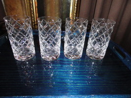 Faberge Crystal Oberon High Ball Glasses - £450.85 GBP