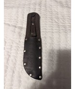 Vintage Leather Sheath Knife Holder  With Belt Loop. no knife - $14.84