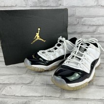 Nike  Air Jordan 11 Retro Low BG Emerald-Rise Black White Size US 7Y w/Box - £56.34 GBP