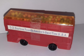 Vintage Candy Container DOUBLE DECKER BUS Funsville to Sweet Time Mitchell - £7.91 GBP