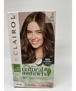 Clairol Natural Instincts 6 Light Brown  Brown Semi-Permanent Hair Dye - $9.49 CAD