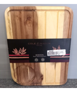 Cole &amp; Mason Berden Cutting Carving Board, Acacia Wood 18.5&#39;&#39;x13.5&#39;&#39; SMA... - $577.37 MXN