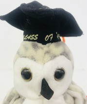 Ty Wiser Owl Class Of 99 Beanie Babies 6" Date Of Birth June 4 1999 Graduation - $13.99