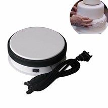 Round Rotating Display Stand Jewelry Watch Motorized Turntable Base Auto... - £33.03 GBP