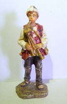 Grandeur Noel Nativity Bethlehem Village Boy Flute Harmony Music Man 2003 - £12.37 GBP