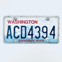  United States Washington Evergreen State Passenger License Plate ACD4394 - £13.13 GBP
