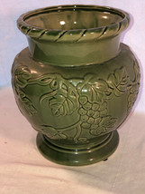 Green Hosley Pottery Vase Mint 8  inch H USA - $29.99