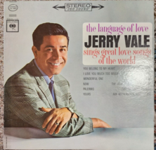 Jerry Vale The Language of Love   Record Album Vinyl LP - £3.75 GBP
