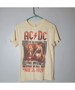 ACDC Womens Shirt Small Gap Highway To Hell Concert Tee Live World Tour  - £11.57 GBP