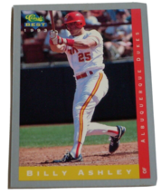 1993 Classic/Best #123 Billy Ashley - $1.10