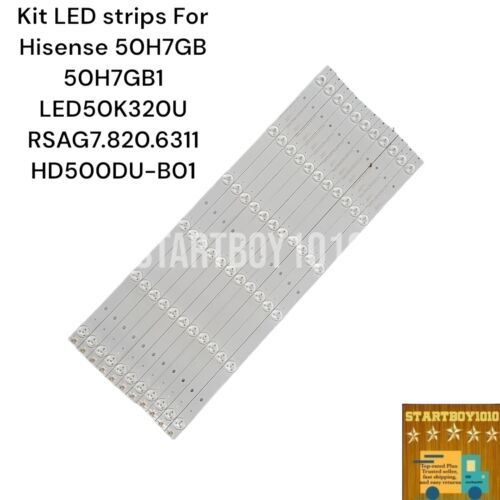 Kit LED strips For Hisense 50H7GB 50H7GB1 LED50K320U RSAG7.820.6311 HD50... - $30.39