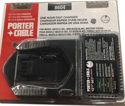 PORTER-CABLE Charger Model# 8604 - 12-Volt and 14.4-Volt Slide Style 1 Hour Batt - $94.84