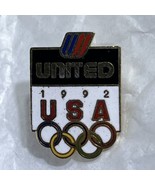 United Airlines 1992 Barcelona Spain USA Olympics Olympic Games Lapel Ha... - $114.79 MXN