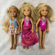 Lot of 3 Chelsea Club Dolls - 5-Inch Mattel 2014 - Great for Collectors - £7.33 GBP