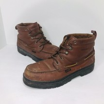 Wolverine Men&#39;s Brown Work Boots Oil Resistant Steel Toe W08404 Size 11 ... - $39.50
