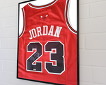 Michael Jordan Signed And Framed NBA #23 Chicago Bulls Red Jersey COA - £688.12 GBP