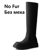 Brand Design Women Knee High Boots High Quality Genuine Leather Fashion Platform - £151.85 GBP