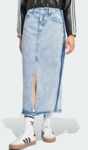 [On Sale] adidas Originals KSENIASCHNAIDER Denim Maxi Skirt Women Dress ... - $62.91