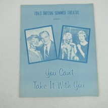 Edgar Bergen Autographed Signed Program You Can&#39;t Take It With You 1963 Dayton - £78.35 GBP