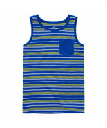 Okie Dokie Boys Tank Top Santorini Blue Stripe Size 3T  New - €8,41 EUR