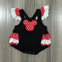 NEW Boutique Minnie Mouse Baby Girls Ruffle Romper Jumpsuit - £6.43 GBP