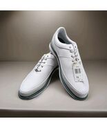 Adidas MC80 Golf Shoes - Cloud White/Silver Metallic/Collegiate Green Si... - $133.64