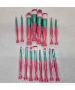 16 Makeup Brushes Cosmetic Eyebrow Blush Foundation Powder Kit Set Beaut... - $12.86