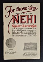 c1930s antique NEHI SODA pop CATALOG 12pg advertising ad  - £53.15 GBP